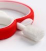 Крошка Я Прорезыватель силиконовый «Яблочко» / цвет красный