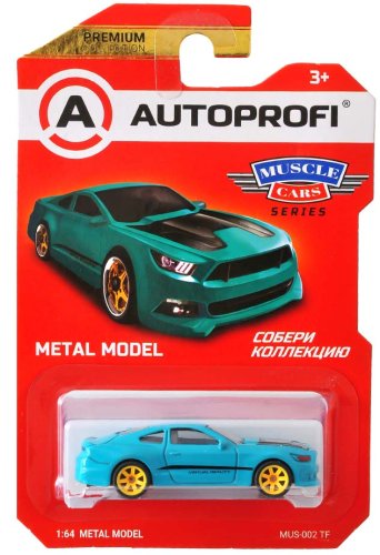 Autoprofi Машинка коллекционная Muscle Cars / цвет тиффани