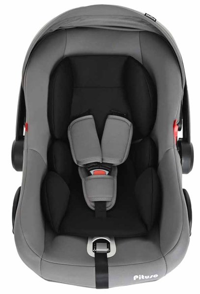Pituso Автокресло Santiso (0-13 кг) / цвет Grey-Black (серо-черный)