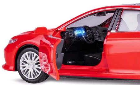 Автопанорама Машинка металлическая Toyota Camry / цвет красный