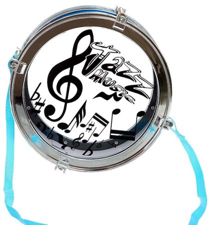 Игрушка музыкальная барабан "Звезда"