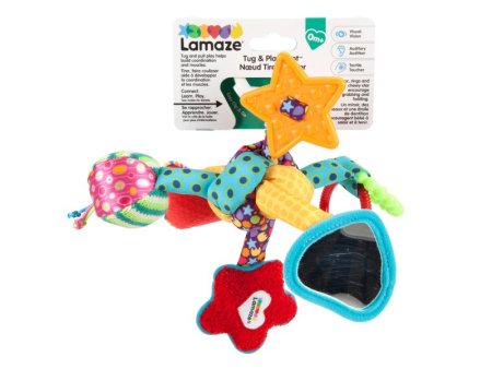 Lamaze(Ламаз)Игрушка с подвесом развивающая для малышей Активный узелок