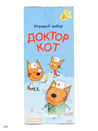 Полесье игровой набор "доктор кот" (в коробке)