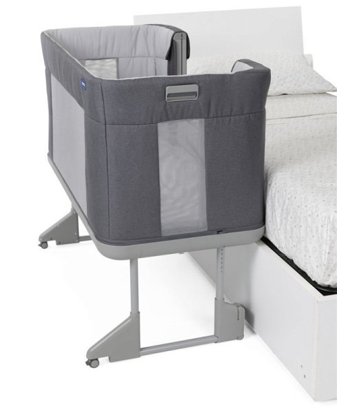 Chicco Кроватка Next2Me Forever / цвет Slate Grey (темно-серый)
