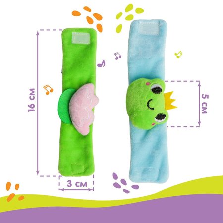 Крошка Я Браслеты-погремушки «Царевна - лягушка»