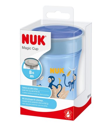 NUK EVOLUTION Поильник "MAGIC" 230 мл для мальчиков