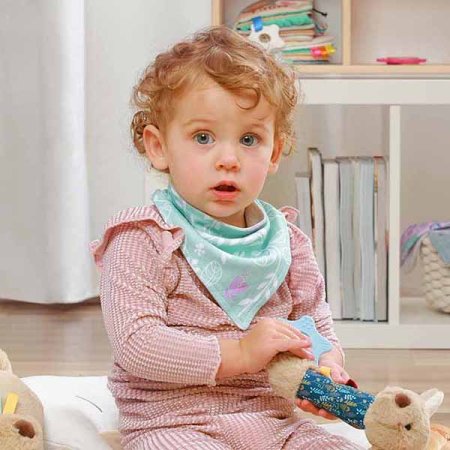 BabyOno Нагрудник и шейный платок 2 в 1 Birds