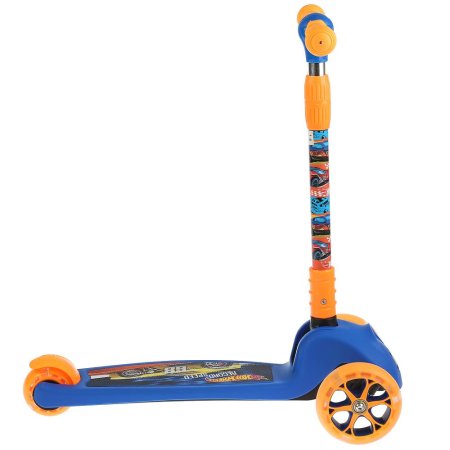 Hot Wheels Самокат трехколесный 284705 / цвет сине-оранжевый