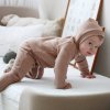 Mjolk Утеплённый комбинезон с капюшоном Natural