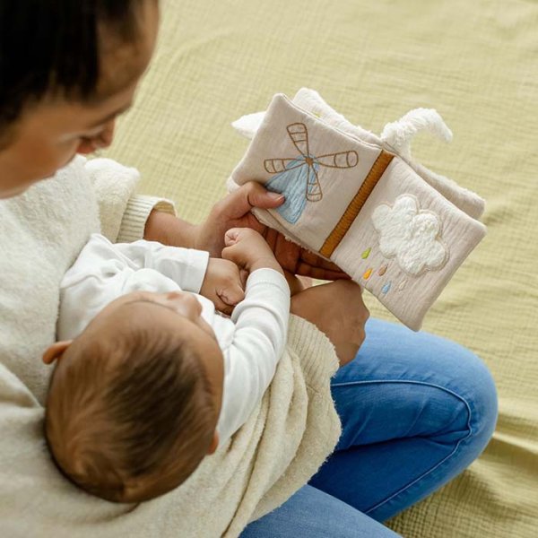 Fehn Мягкая игрушка-книжка с подвесом Овечка