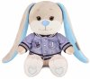 Maxitoys Мягкая игрушка Jack&Lin, Зайчик Жак в джинсовом бомбере, 20 см