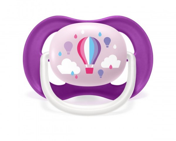 Avent Пустышка ultra air с футляром для хранения и стерилизации, 2 шт, 6-18 мес