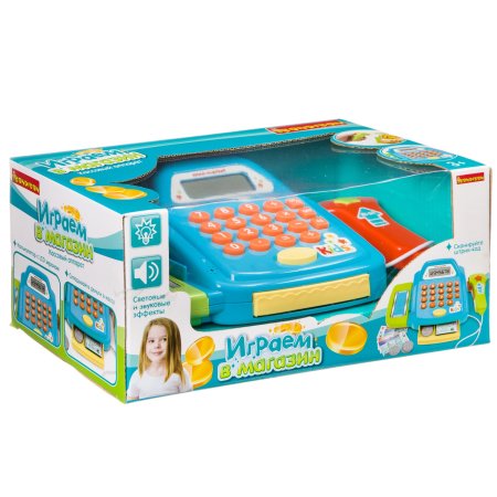 Bondibon Игровой набор "Играем в магазин" с кассовым аппаратом и аксессуарами