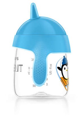 Avent Чашка поильник, 260 мл, с 12 месяцев до 3 лет, голубой, артикул: SCF753/05