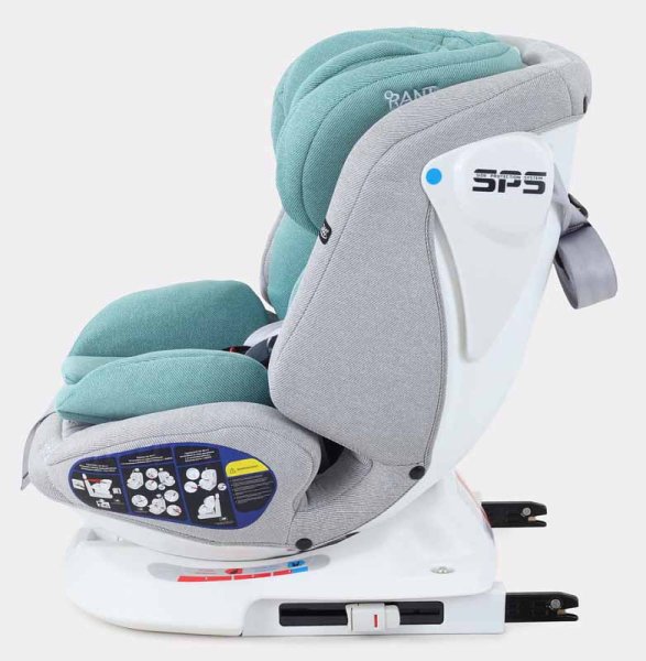 Rant Автокресло Nitro isofix (0-36 кг) / цвет серый-черный