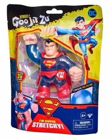 GooJitZu Игрушка тянущаяся фигурка "Супермен DC"
