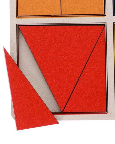 Лесная мастерская Развивающая игра "Сложи квадрат 1 уровень - усложненный"