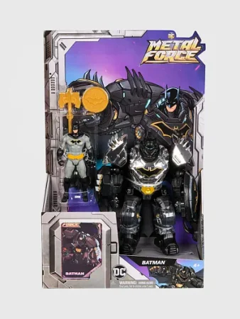Бэтмен. Игровой набор Бэтмен с костюмом Metal Force. Batman