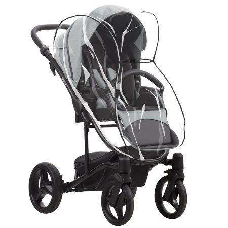 Bebetto Детская коляска 2 в 1 Torino TEX Цвет / 01 лиловый с рисунком (ткань) / рама черная