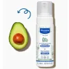 MUSTELA Шампунь-пенка от молочных корочек для новорожденных.