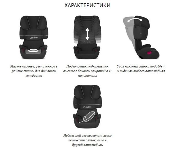 Cybex Детское автокресло  Solution X-Fix / цвет Blue Moon navy blue