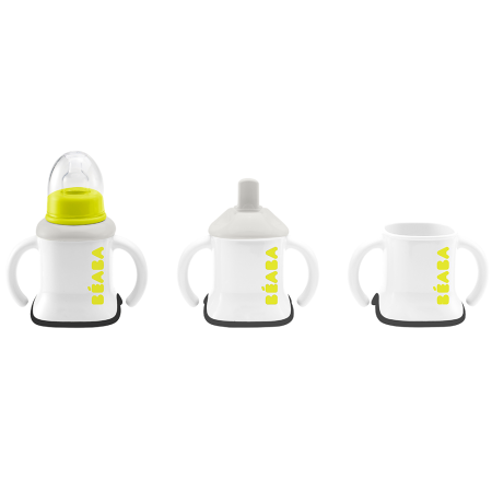 Beaba Поильник 3 в 1 Training cup / Neon