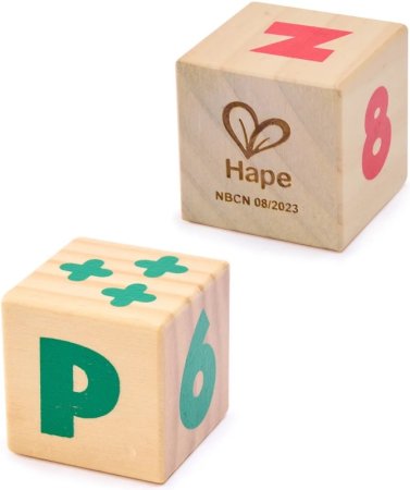 Hape Развивающий набор "Кубики" в силиконовых чехлах, 10 штук