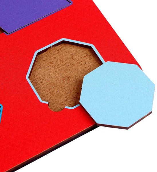 WoodLand Toys Рамка-вкладыш М. Монтессори "Фигуры"