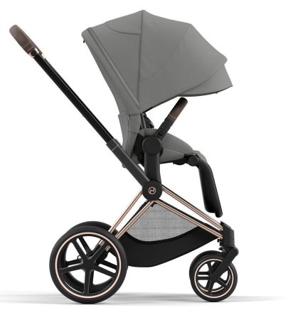 Коляска 2в1 Priam IV Rosegold+сп.блок CYBEX (Mirage Grey)