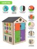BusyPlay Бизидом Большой Домик 40х55х40см