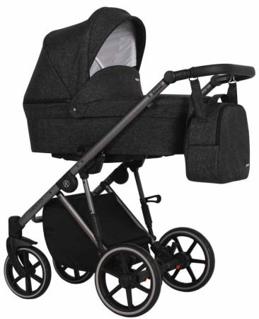 Bambini Moretti Коляска 2 в 1 Tirreno / цвет черный