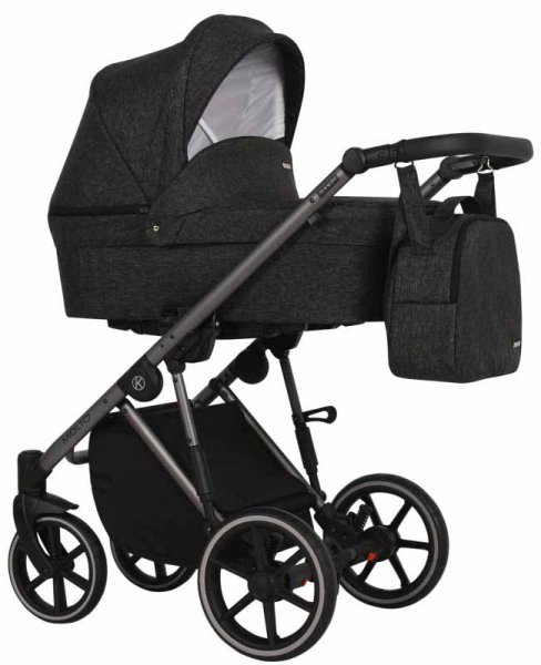 Bambini Moretti Коляска 2 в 1 Tirreno / цвет черный