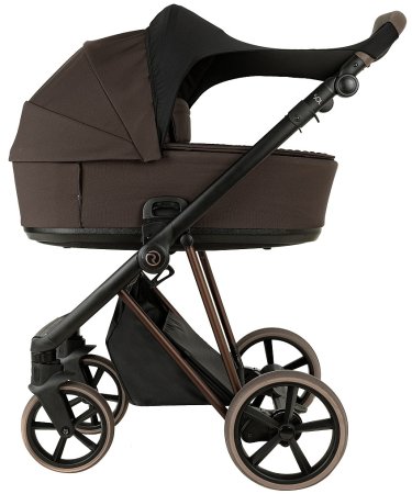 ROAN Коляска 2 в1 Sol Luxury короб+прогул (Turkish Coffe/Bronze/руч.Capp/к.Capp)