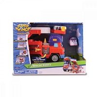 игрушка Super Wings Набор Спасателей с машиной Спарки и трансформером Зоуи 9 см
