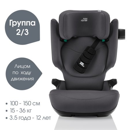 Автокресло KIDFIX PRO M Classic (Midnight Grey)