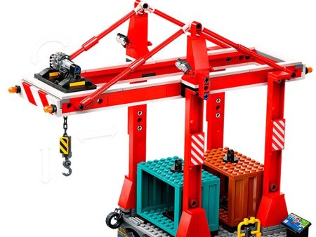 Lego Конструктор City "Морской порт с грузовым судном"