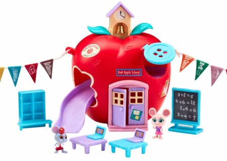 Mouse in the House Игровой набор Школа Яблоко