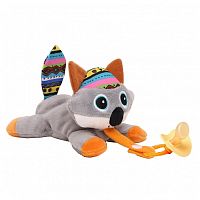 Biba Toys Развивающая игрушка-держатель для соски Волчонок Кала					
