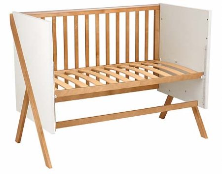 Polini kids Кровать Porto 1300 / цвет белый-дуб крафт золотой
