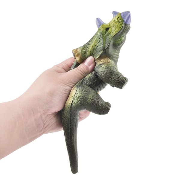 Maxitoys игрушка антистресс-динозавр "трицератопс"