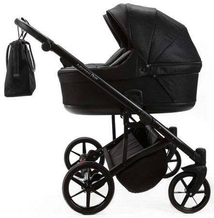 Adamex Коляска для двойни 2 в 1 Leo Duo / цвет черный