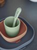 BEABA Набор посуды TERRACOTTA COFFRET REPAS SILIC TERRACOTTA: 2 тарелки, стакан, ложка, силикон