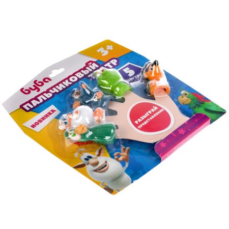 Капитошка Игрушки из пластизоля для ванны Буба. Пальчиковый театр 305677 / разноцветные