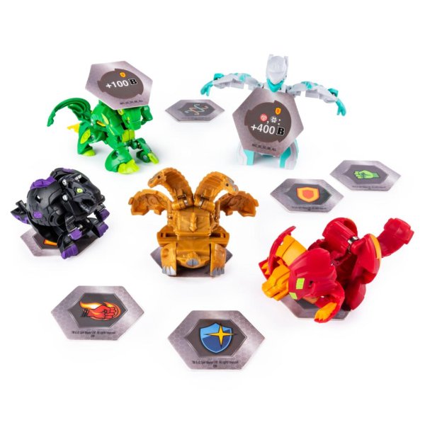 игрушка Spin master большой игровой набор bakugan даркус хидорус и аврелиус гарганоид / разноцветный