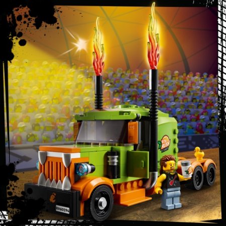 Lego City Stuntz Конструктор "Грузовик для шоу каскадёров", 420 деталей