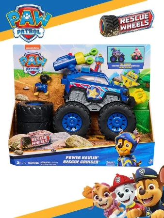 Paw Patrol (Щенячий патруль) игровой набор Делюкс Rescue Wheels с фигуркой Чейз, свет, звук.