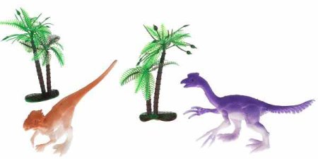 Играем вместе Набор игрушек из пластизоля «Динозавры»