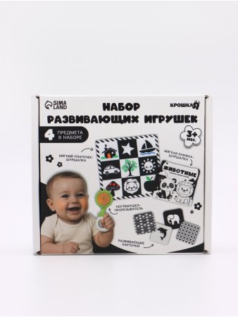 Набор развивающих игрушек 4 предмета, Гленн Доман   10963768