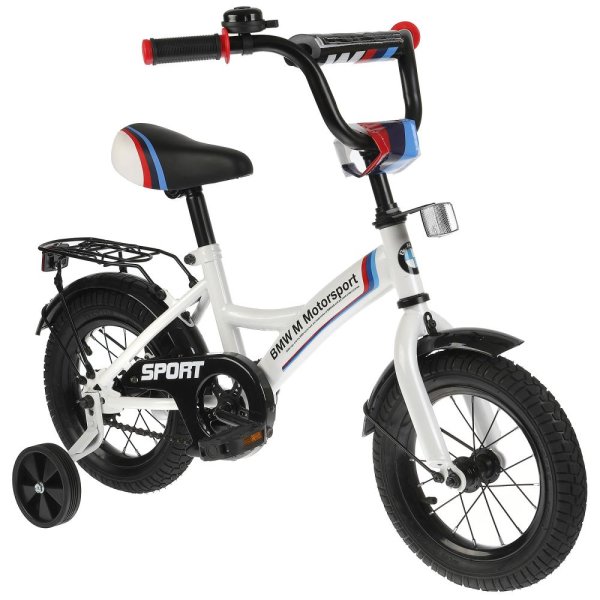 Велосипед детский 12" BMW, цвет / белый+черный