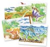 DinosArt Серия Dino: Набор для рисования с палитрой и готовыми эскизами